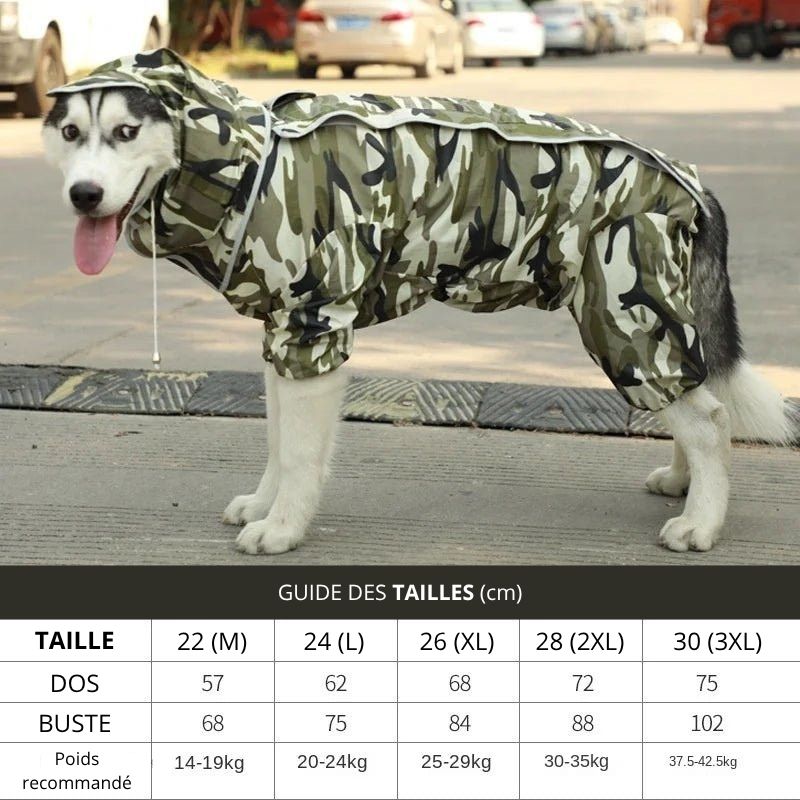 Manteau de Pluie pour Chien
