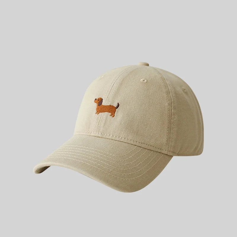 Casquette Brodée Teckel Accessoire Chic by Oscar et Plume
