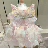 Robe Froufrou Papillon Pour Chien