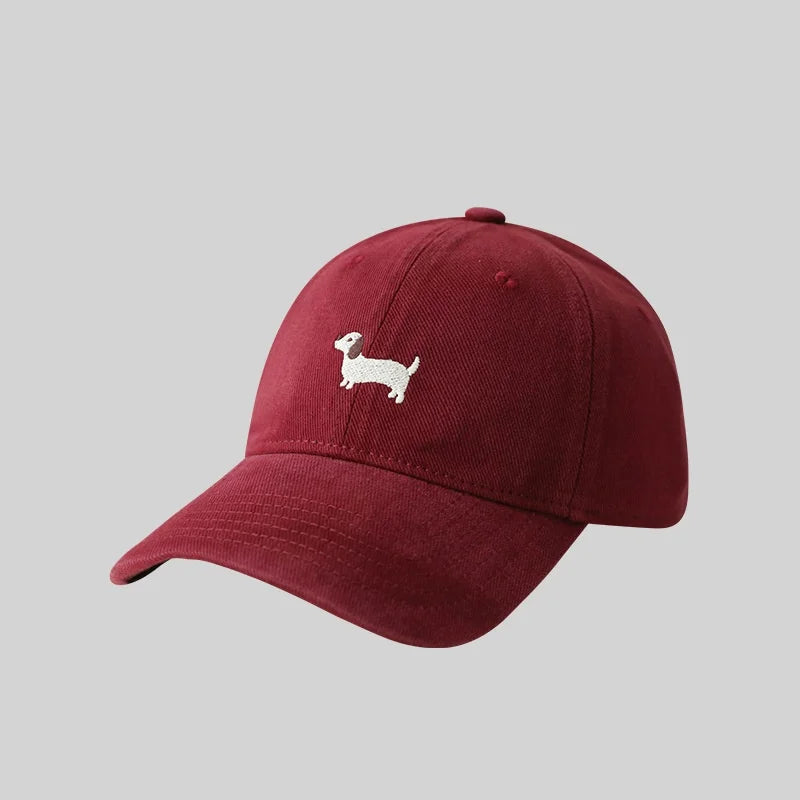 Casquette Brodée Teckel Accessoire Chic by Oscar et Plume