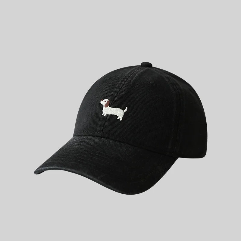 Casquette Brodée Teckel Accessoire Chic by Oscar et Plume