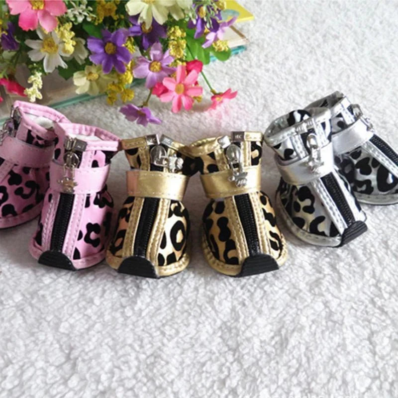 Chaussures Chien Leopard
