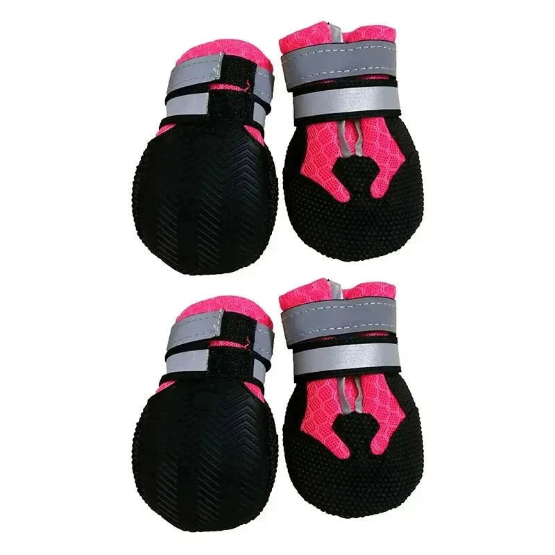 Chaussures Protection Chien Rose