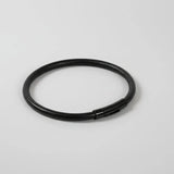 Collier en cuir pour chat noir, design élégant avec fermoir facile à utiliser
