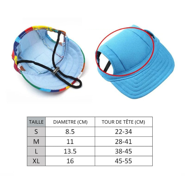 Casquette Multicolore Chien