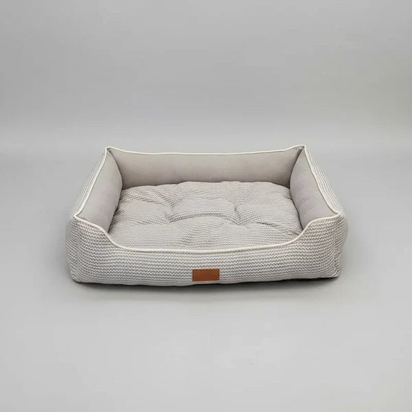 Lit déhoussable pour petit et moyen chien Oscar et Plume Gris / S