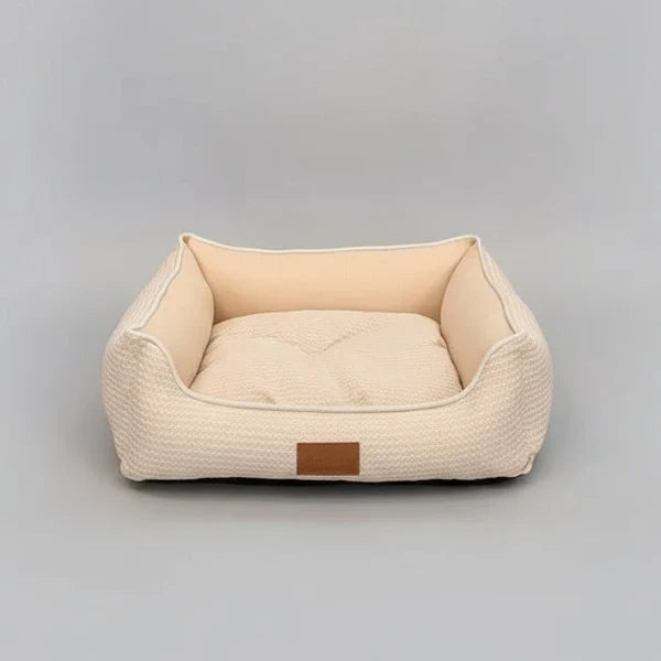 Lit déhoussable pour petit et moyen chien Oscar et Plume Jaune / S