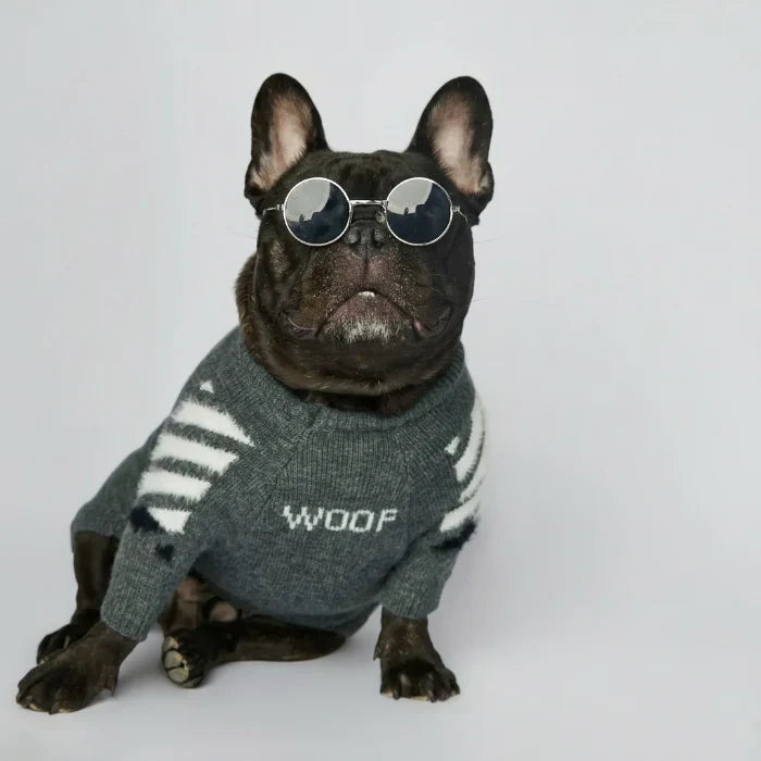 Pull Chaud Pour Chien Avec Motif Os