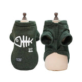 Pull vert pour chat sphynx