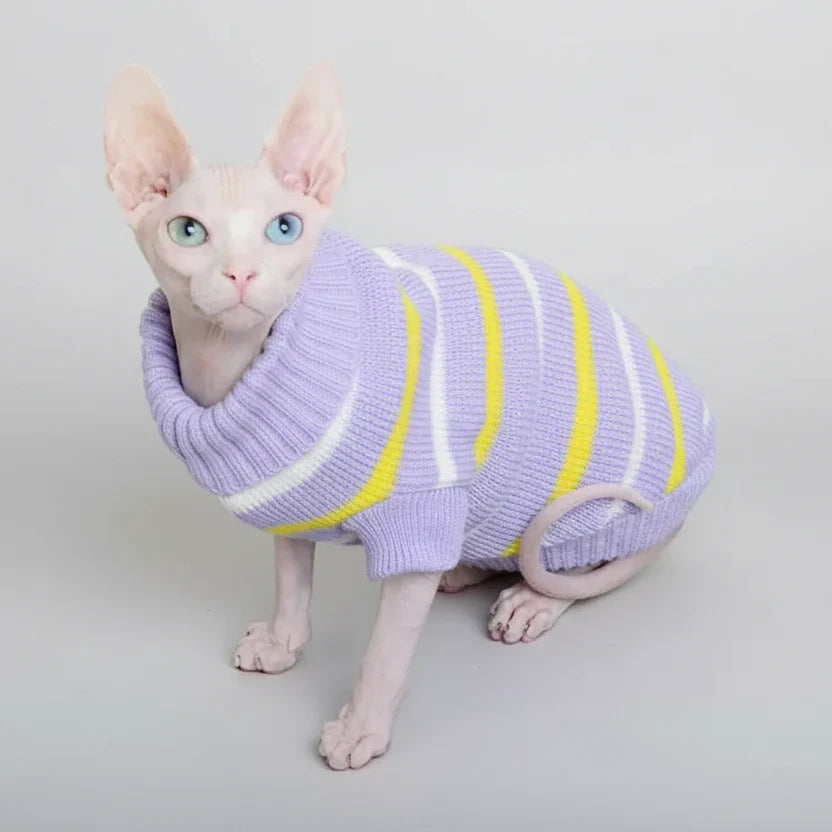 Pull Chaud Pour Chat Sphynx Et Devon