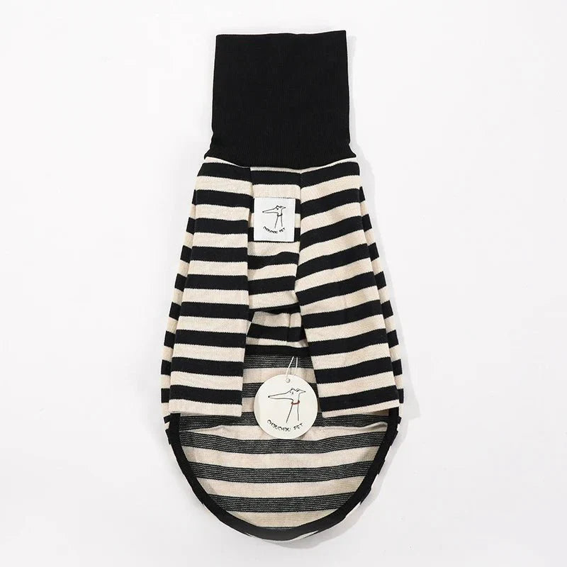 Pull Rayé Confort Et Design Pour Lévrier