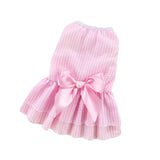 Robe Marinière Rose Chat