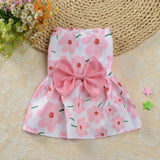 Robe pour Petit Chien Fleur Rose