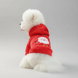 Sweat A Capuche De Noël Pour Petit Chien