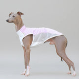 T-shirt rafraîchissant lévrier en tissu léger et respirant pour chiens élégants